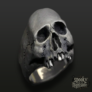 Anillo Calavera Envejecida