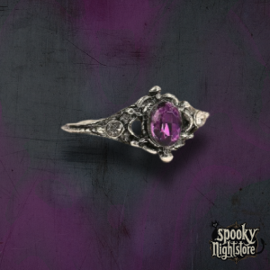 Anillo con Zirconia Púrpura