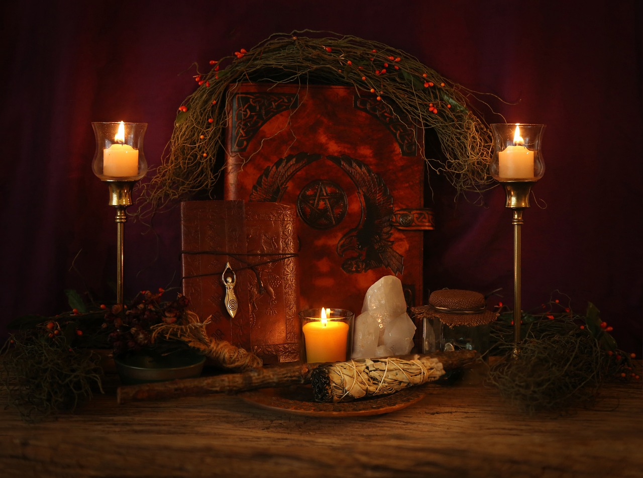 Nudo de bruja altar