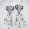 Pendientes Baphomet pentagrama 666