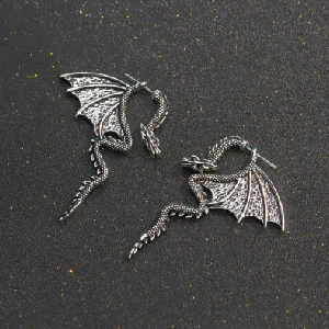 Pendientes de Dragon Aleación de Acero