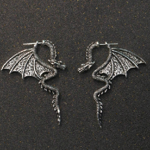 Pendientes de Dragon Aleación de Acero