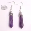 Pendientes Péndulo de Amatista Natural