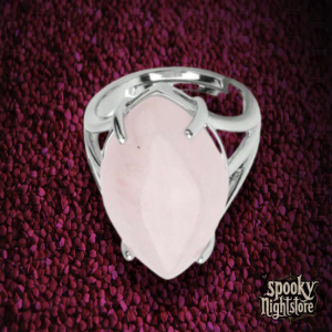 Anillo Ajustable con Cuarzo Rosa Anillo Ajustable con Cuarzo Rosa