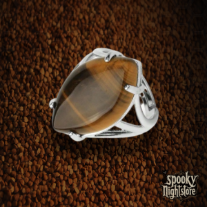 Anillo Ajustable con Ojo de Tigre Anillo Ajustable con Ojo de Tigre