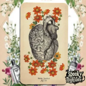 Antique Anatomy Tarot carta