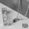 Colgante Relicario Reloj de Arena para cenizas