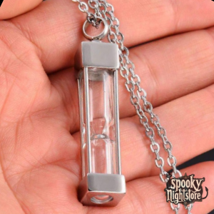 Colgante Relicario Reloj de Arena para cenizas Colgante Relicario Reloj de Arena para cenizas