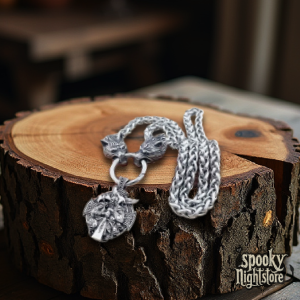 Colgante de Odin con Cuervos Colgante de Odin con Cuervos