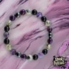 Pulsera de Prehnita amatista hematite fluorita y turmalina