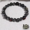 Pulsera de hematite, granate y obsidiana