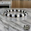 Pulsera de turmalina y selenita