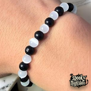 Pulsera de turmalina y selenita